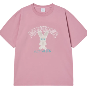 Áo Thun Blur Alien Hồng Nhạt