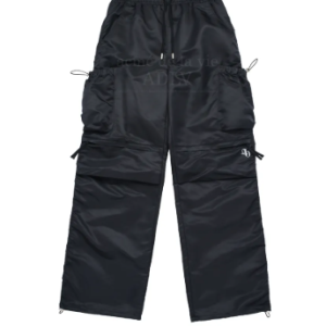 Quần Side Puckering Pocket Đen