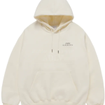 Áo Hoodie Upside Down Logo Napping Trắng Ngà