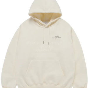 Áo Hoodie Upside Down Logo Napping Trắng Ngà