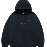Áo Hoodie Upside Down Logo Napping Đen