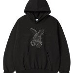 Áo Hoodie Lettering Rabbit Đen