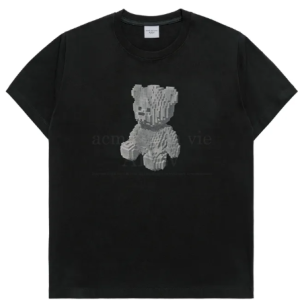 Áo Thun ADLV Block Bear Đen