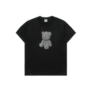 Áo Thun ADLV Block Bear Đen